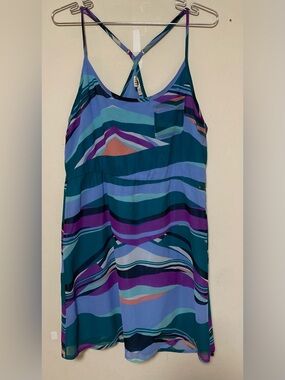 Roxy Contrast-TrimLight Blue dress